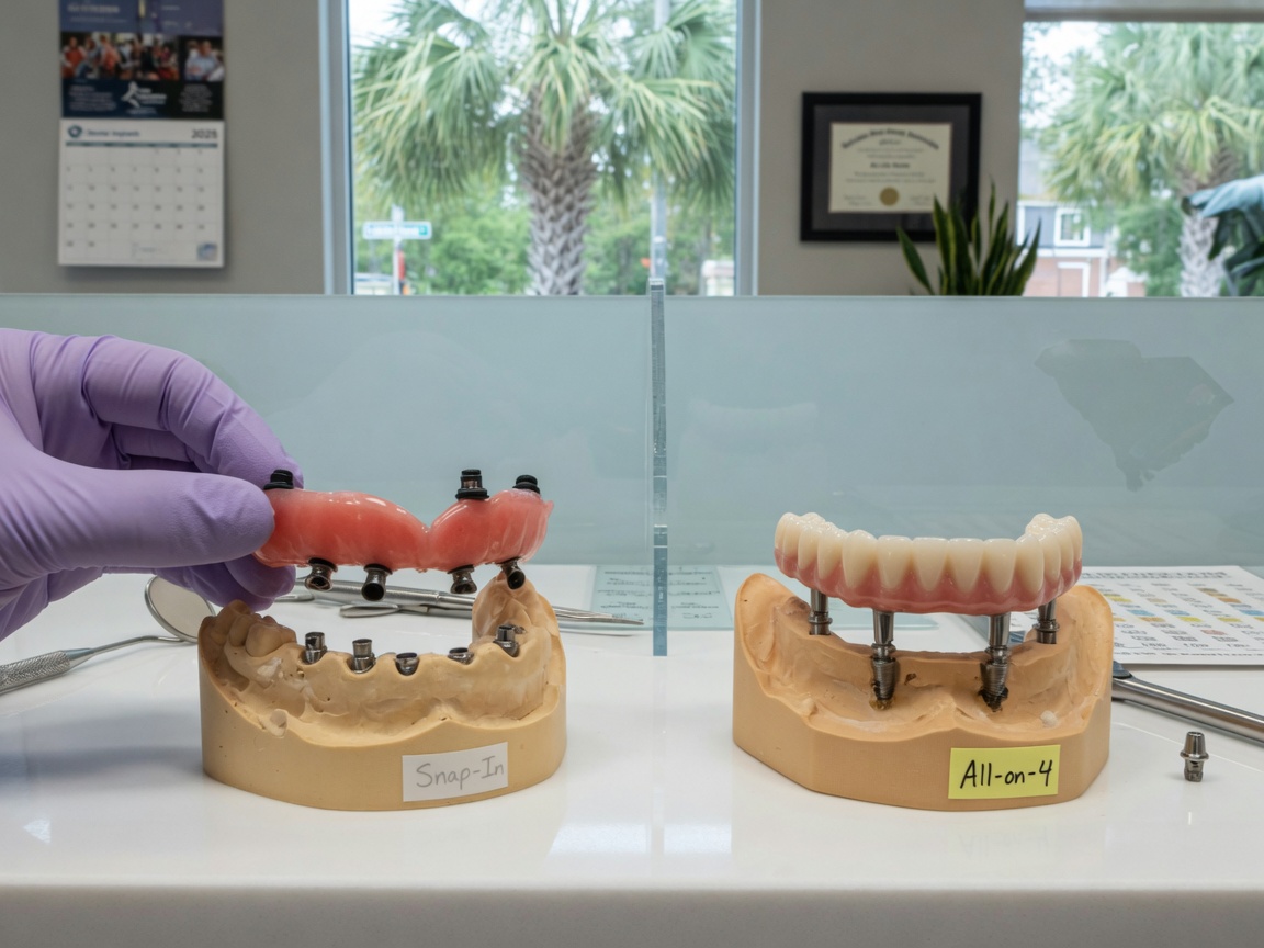 Snap-In Dentures vs All-on-4: Which Is Right for You?