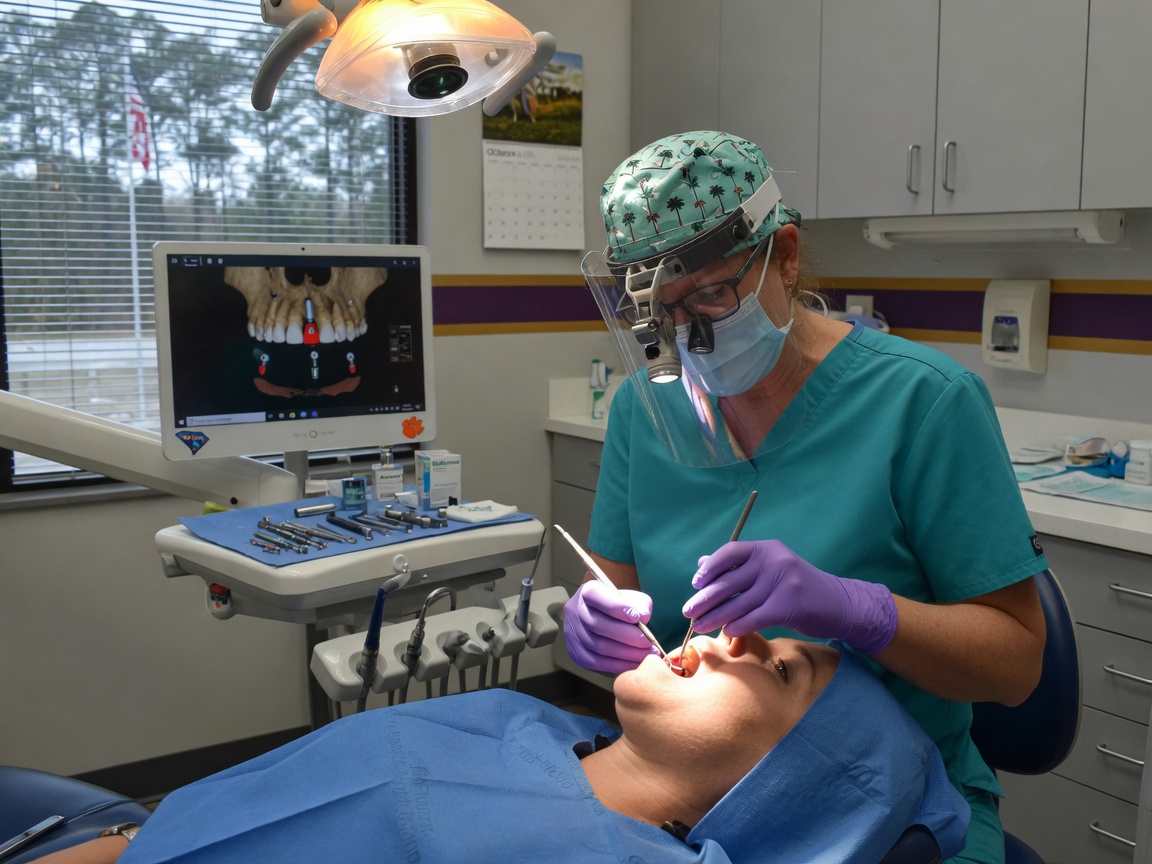 dental implants work by Pee Dee Implant Center in Florence, South Carolina
